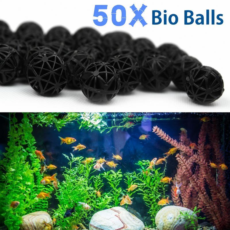Aquarium Marine Tank - 50개 16mm 수족관 바이오 필터 볼