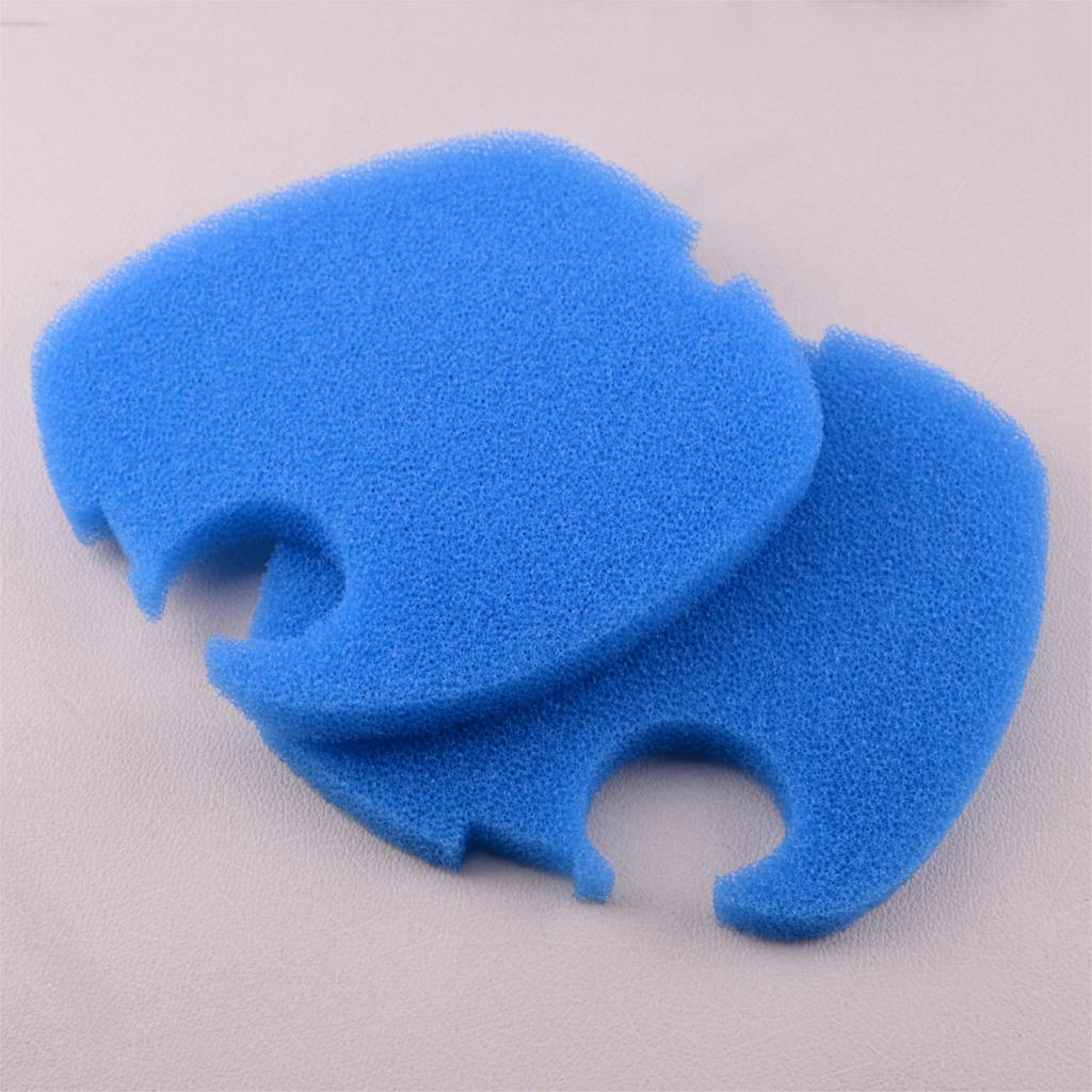 Marine Aquarium Reactors - LETAOSK 2Pcs 블루 수족관 필터 패드