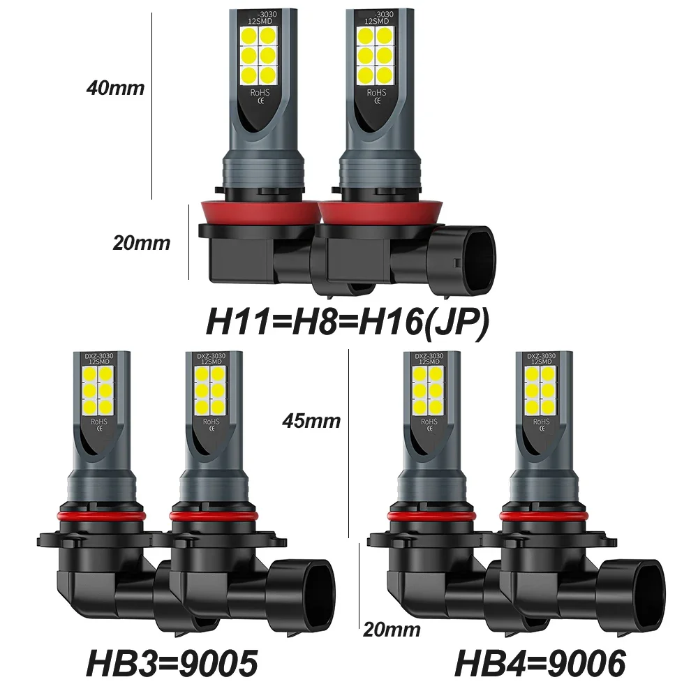 2개 H8 H11 LED 전구 9005 HB3 9006 - Actinic Blue Led 리뷰 및 가격
