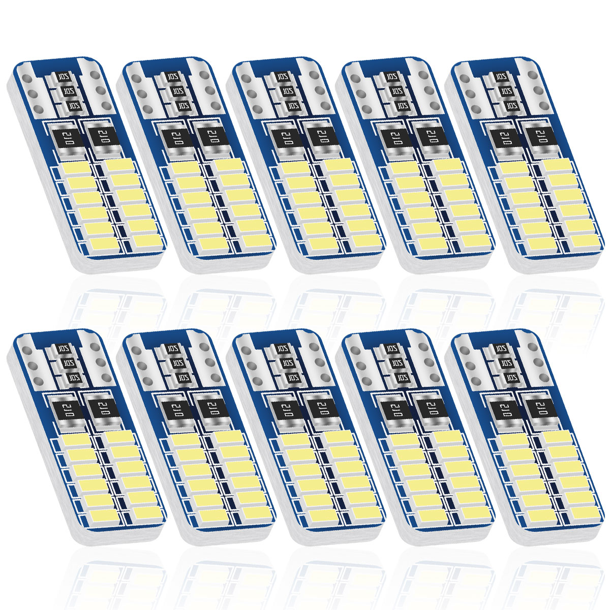 2/6/10/20PCS T10 W5W LED 자동차 인 - Actinic Blue Led 리뷰 및 가격