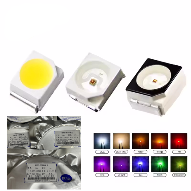 100pcs/2000pcs/Lot 3528 1210 다 - Actinic Blue Led 리뷰 및 가격
