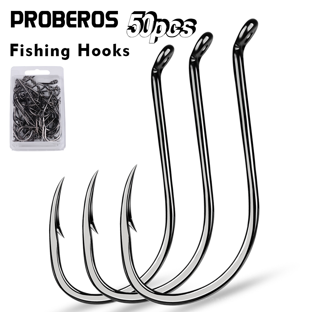 PROBEROS 50pcs 낚시용 바늘은 고탄소강으로  - Marine Salt Mix 리뷰 및 가격