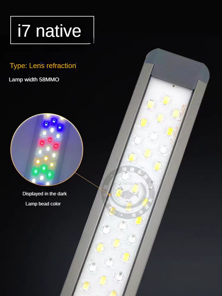 광학 렌즈가 있는 수족관 조명 LED 어항 수족관 밝기 - Aquarium Marine Clearwater 리뷰 및 가격
